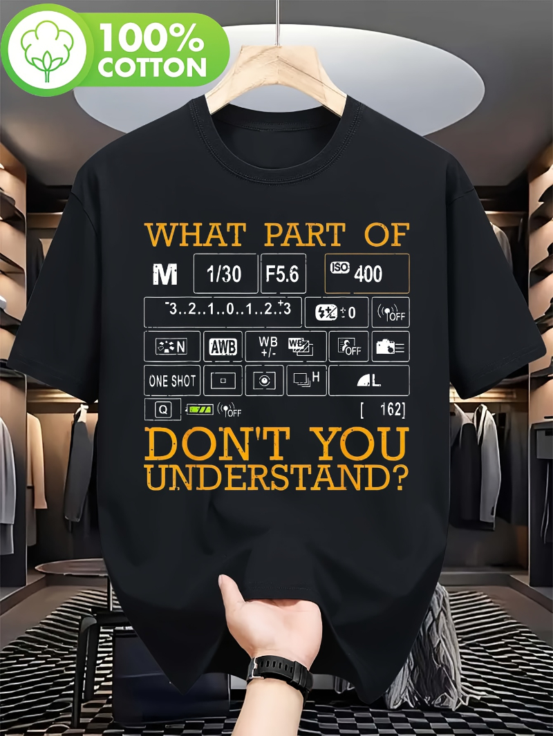 Photography Icon Set - Camiseta humorística con temática de fotografía