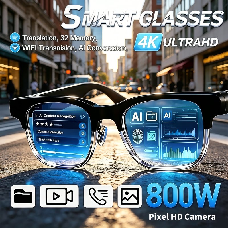 Photography With Ai - Gafas de sol inteligentes con Bluetooth