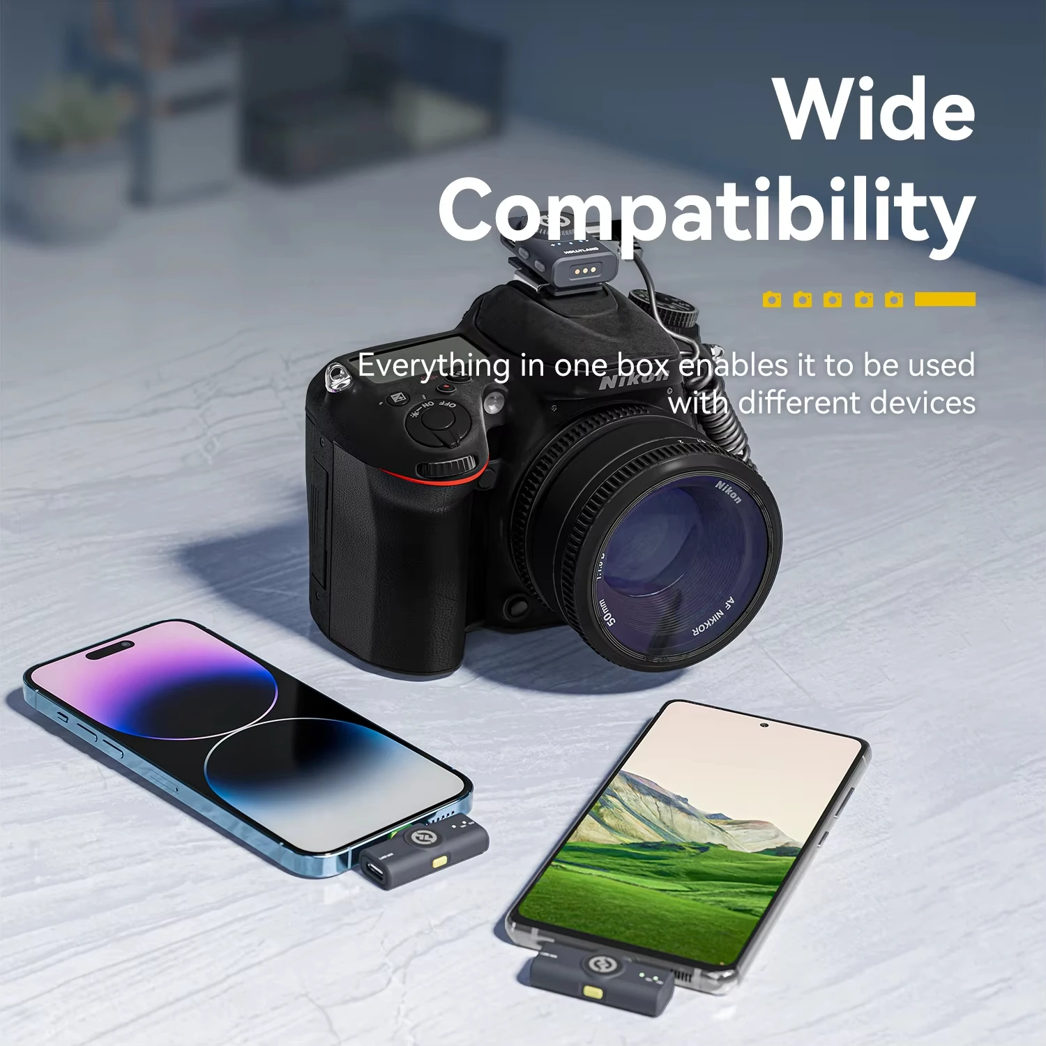 Photography Camera - Nuevo Micrófono Lavalier Inalámbrico Lark M2