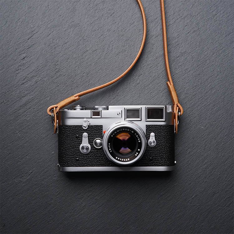 Camera Strap Leather - Correa de Cuero Genuino Hecha a