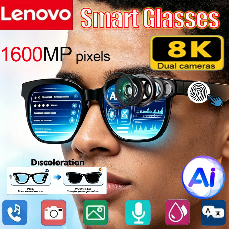 Photography With Ai - Lentes de Sol Inteligentes Lenovo 8KHD