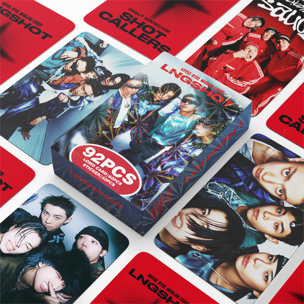 Photography News - 92 Piezas/Set LNGSHOT Idol Boy Nuevo