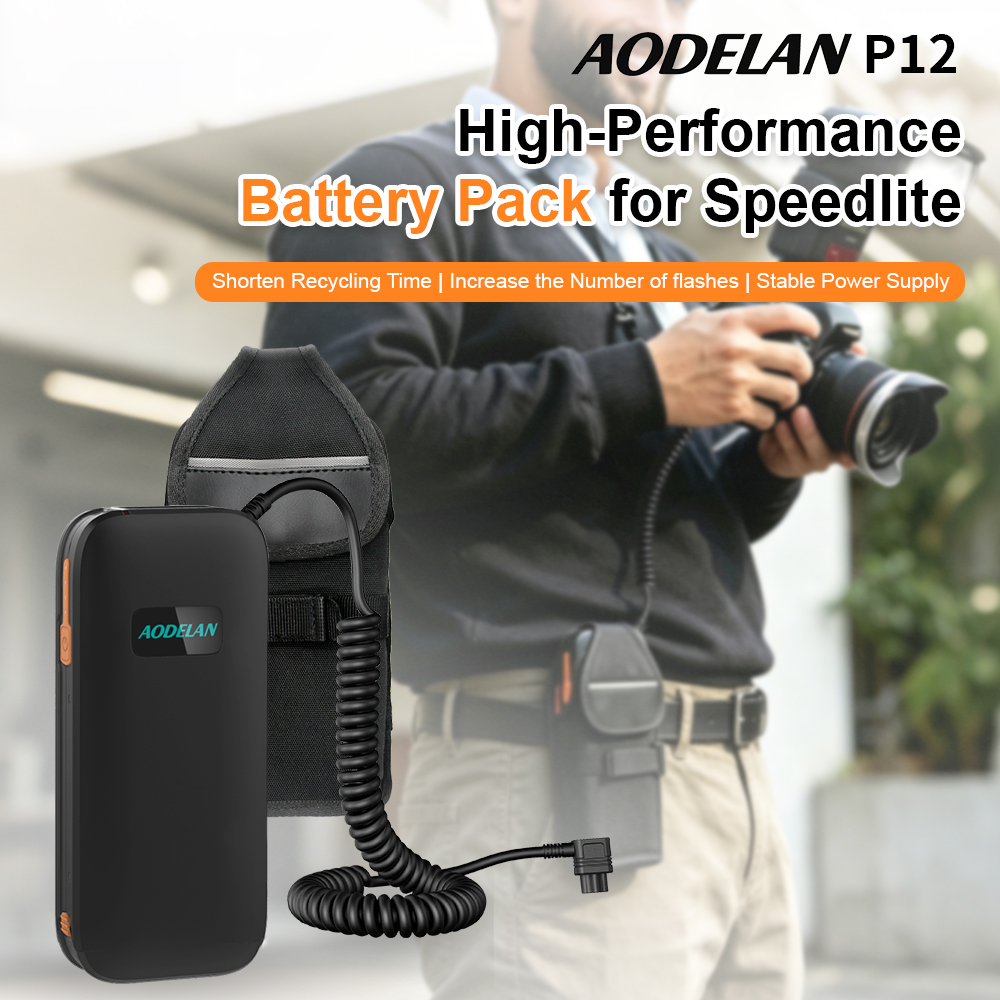 Batería Externa Portátil AODEL - Speedlite Flash External reseña y precio
