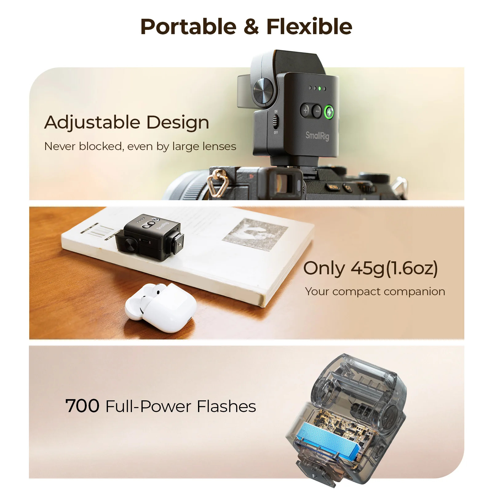 Flash Externo Mini SmallRig 58 - Speedlite Flash External reseña y precio