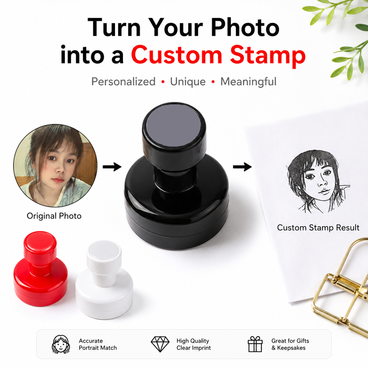 Sello Personalizado con Retrat - Photographic Memory reseña y precio
