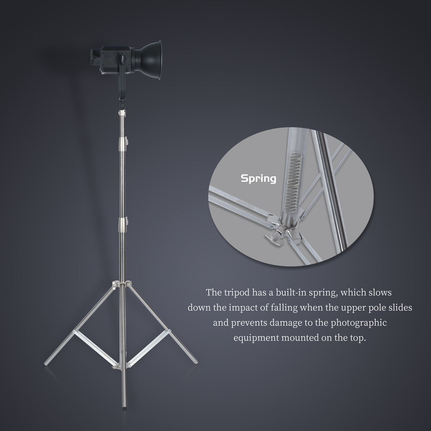 Soporte de luz de acero inoxid - Photography Kit Pro reseña y precio