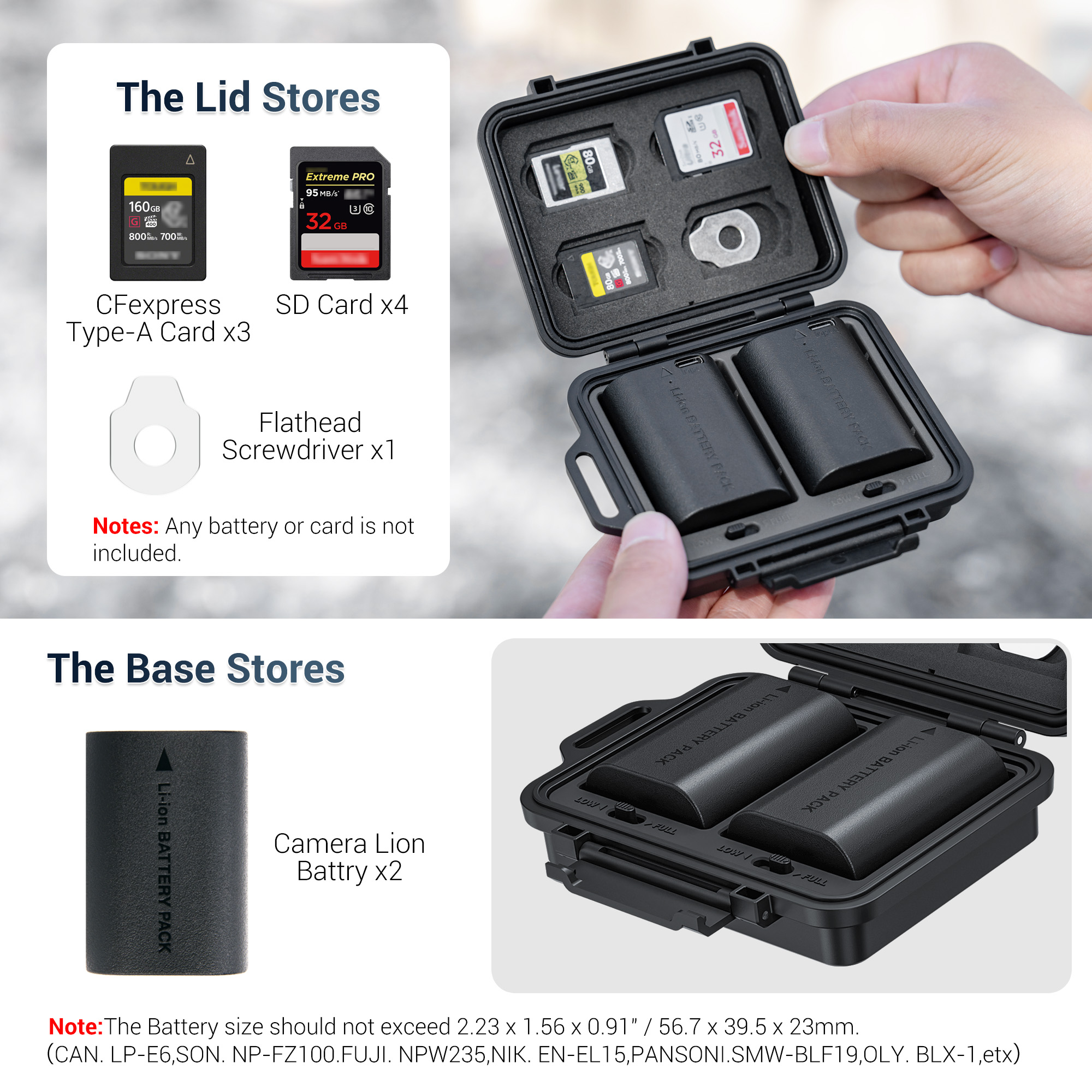 Caja de almacenamiento de tarj - Memory Card Case reseña y precio