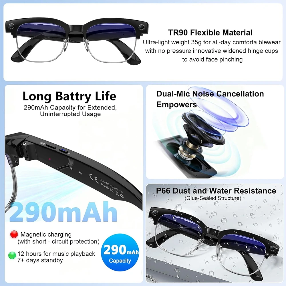 Gafas Inteligentes 4K con IA,  - Photography With Ai reseña y precio