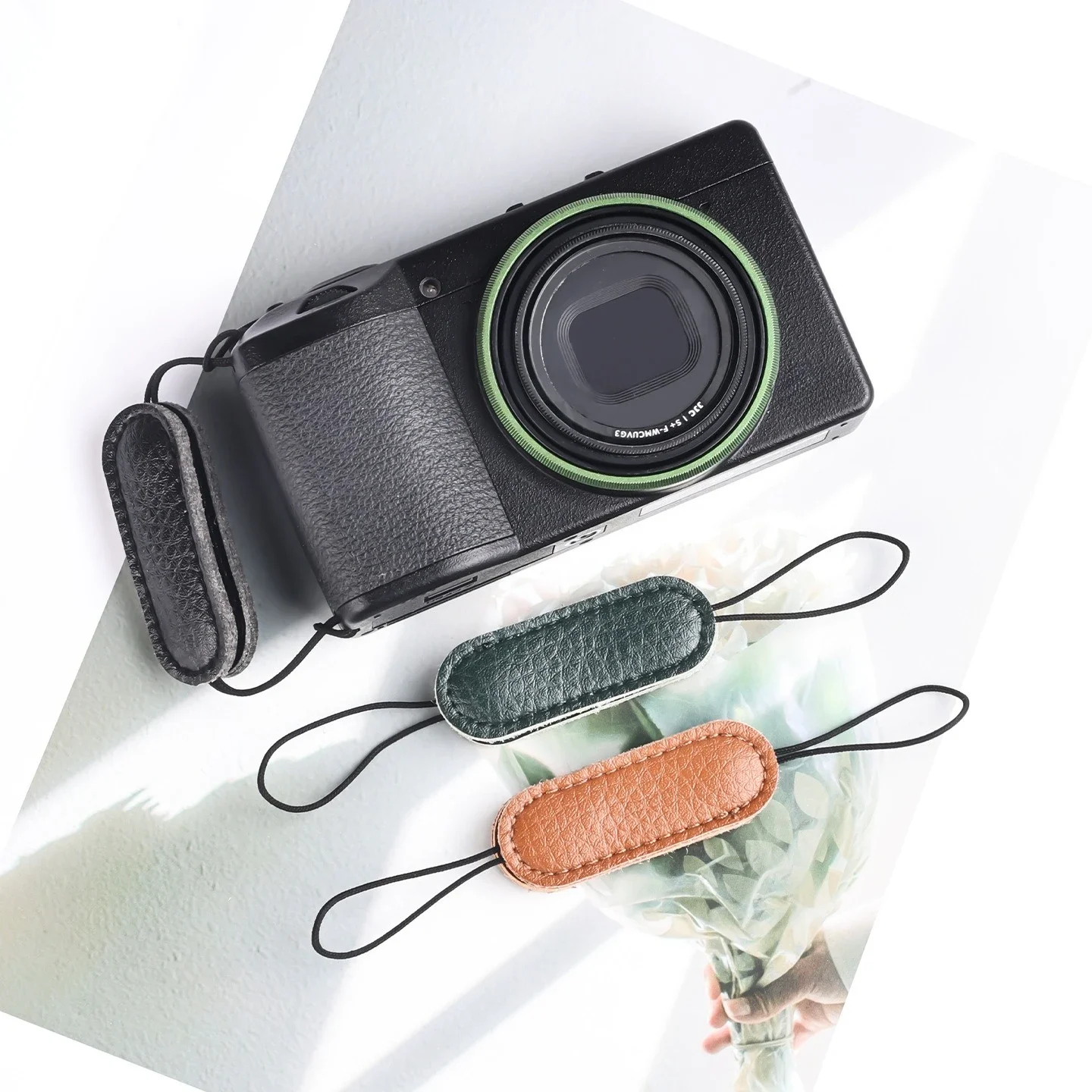 Correa de cuero genuino para c - Camera Strap Leather reseña y precio