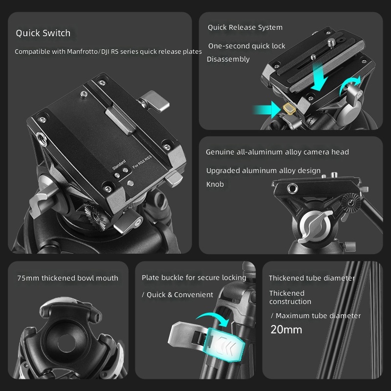 Trípode para cámara fotográfic - Photography Camera reseña y precio