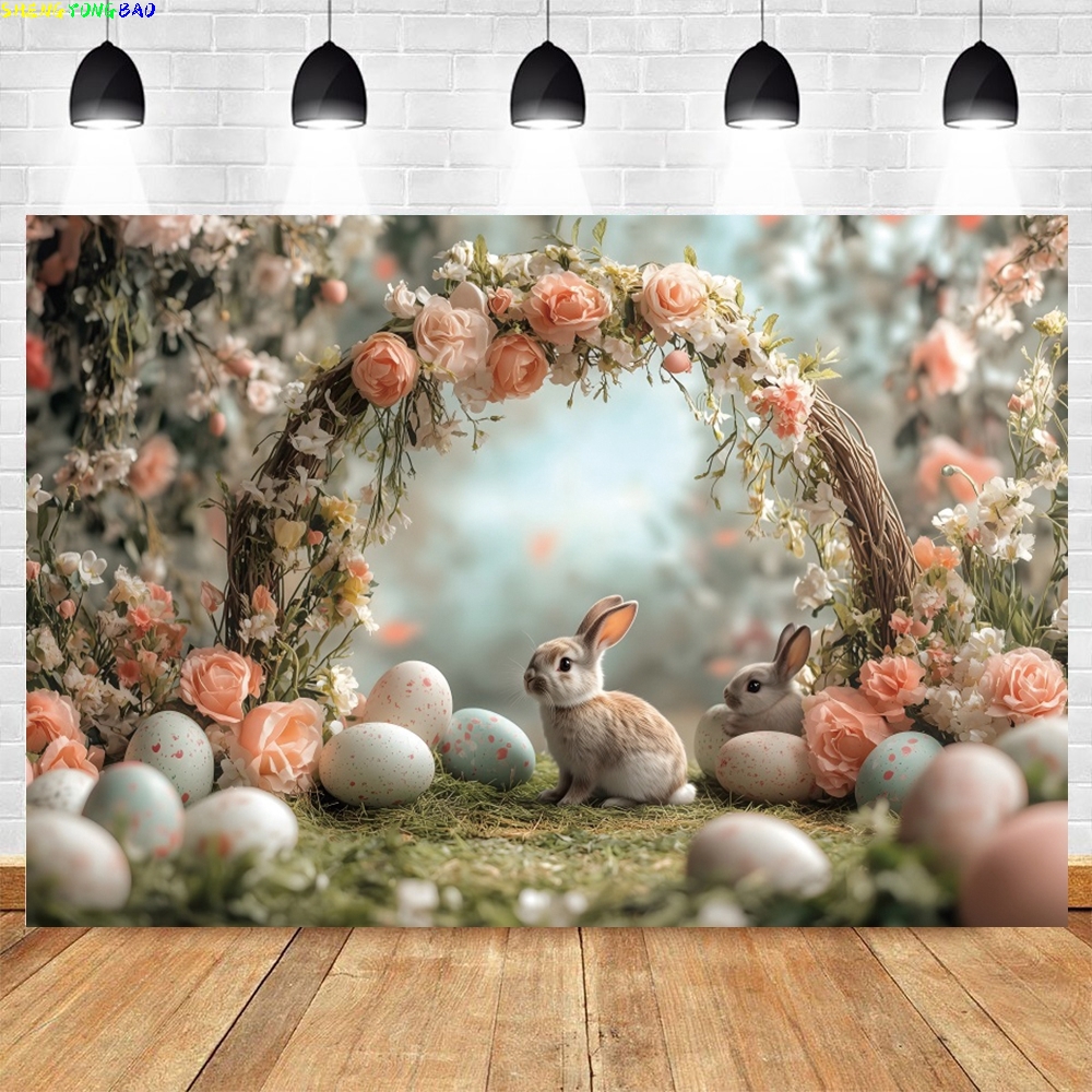 Fondo de fotografía de Pascua  - Photography Backdrop Muslin reseña y precio