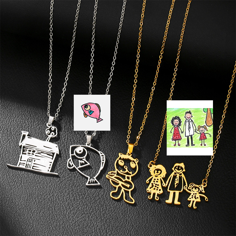 Collar con Colgante de Dibujo  - Photographic Memory reseña y precio