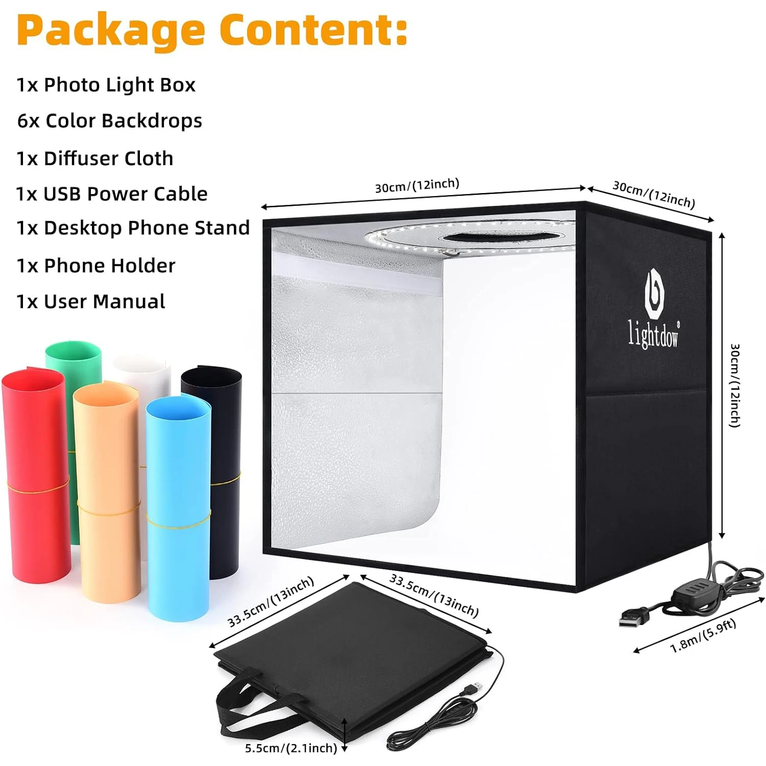 Lightdow Kit de caja de luz pa - Photography Kit Pro reseña y precio