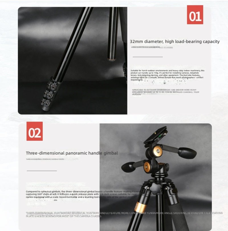Trípode de cámara de aleación  - Photography Camera reseña y precio