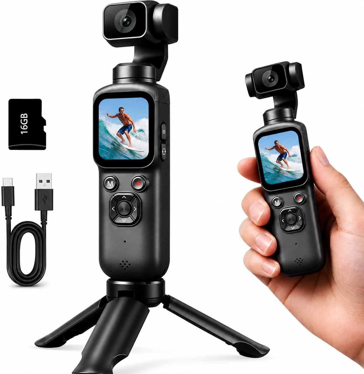 Cámara de Video 4K con Gimbal  - Photography Youtube reseña y precio