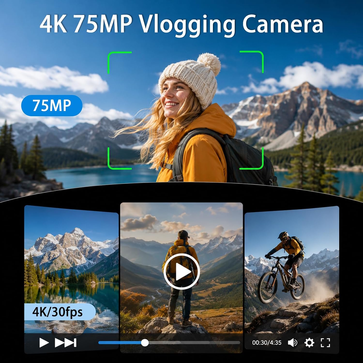 Cámara de Video 4K con Gimbal  - Photography Youtube reseña y precio