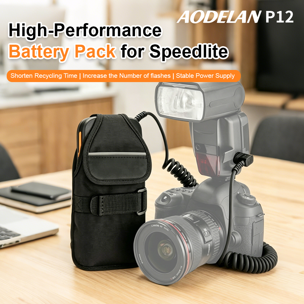 AODELAN-Paquete de batería de  - Speedlite Flash External reseña y precio
