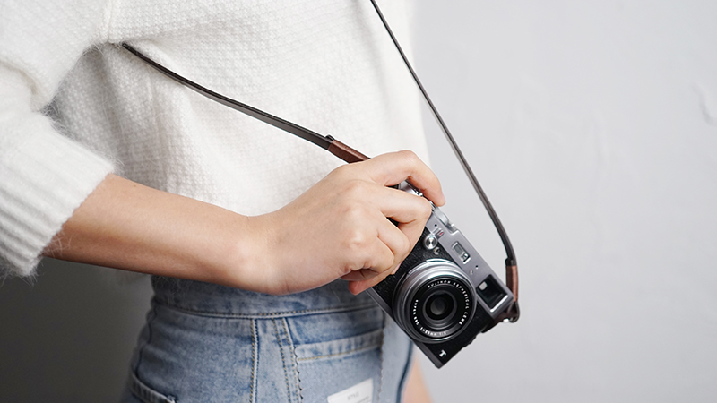 Correa de Cuero Genuino Hecha  - Camera Strap Leather reseña y precio