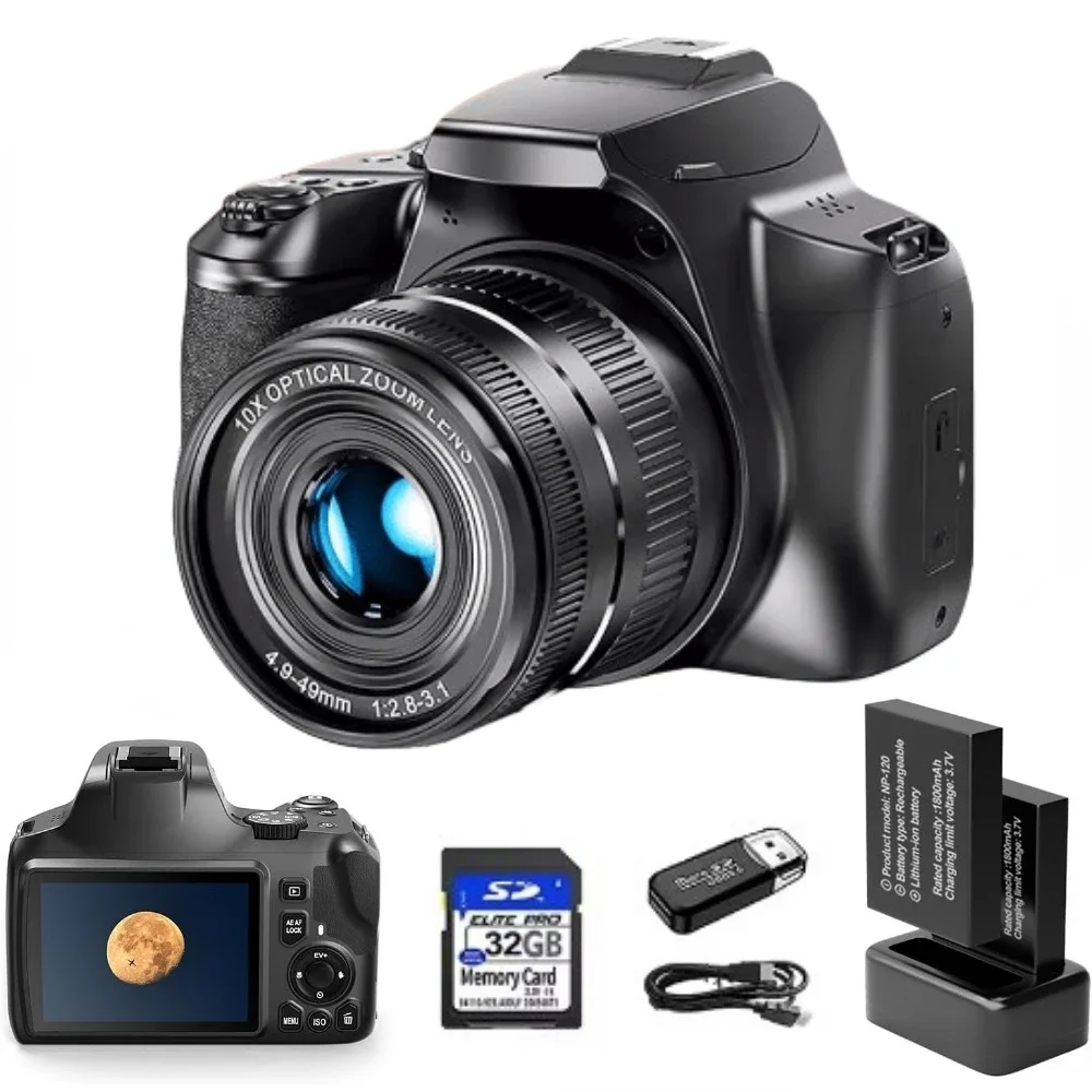 Cámara Digital 4K para fotogra - Photography Youtube reseña y precio