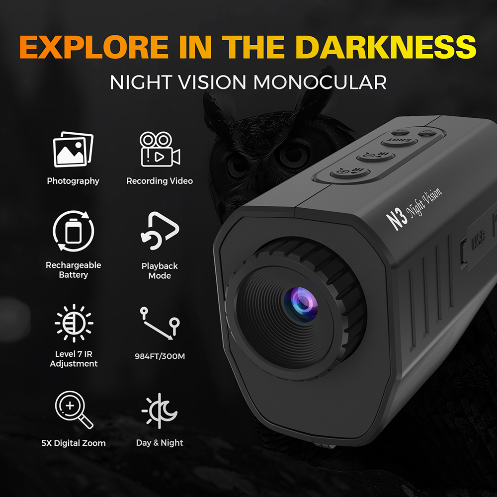 Dispositivo de Visión Nocturna - Photography Youtube reseña y precio