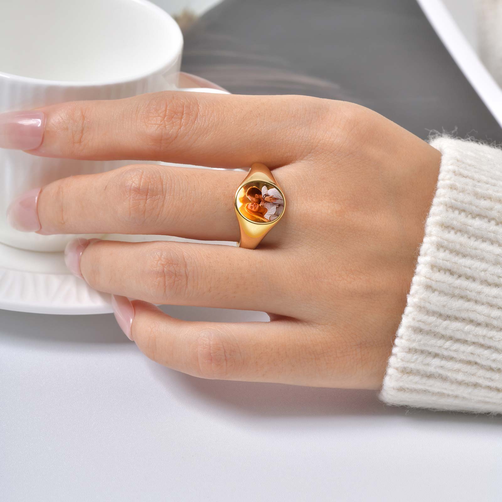 Anillo de foto personalizado p - Photographic Memory reseña y precio