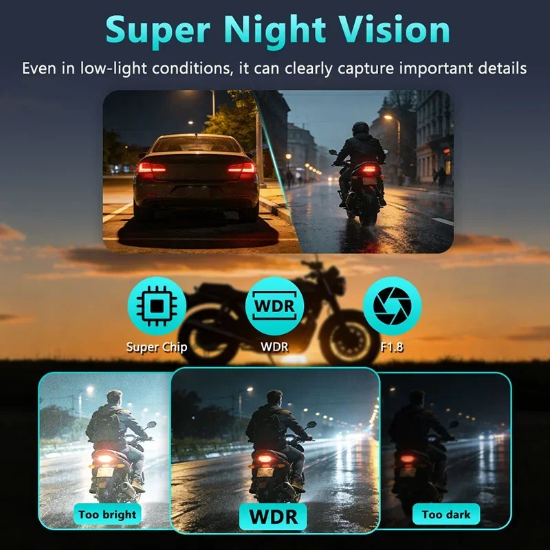 2K HD motocicleta DVR impermea - Photographic Memory reseña y precio