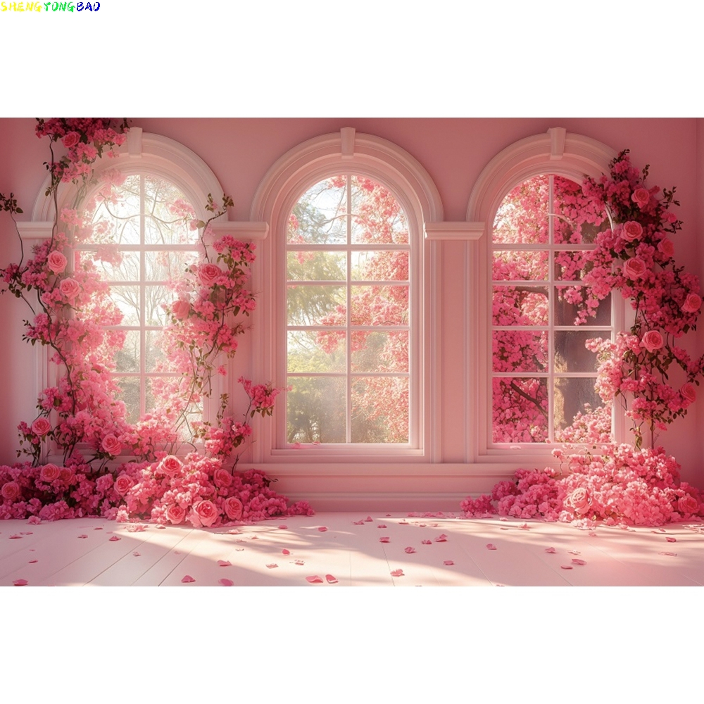 Fondo de boda con ventana de f - Photography Backdrop Muslin reseña y precio