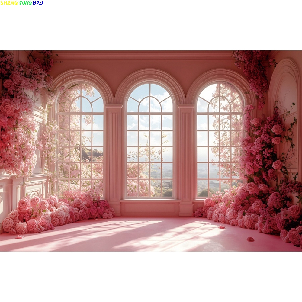 Fondo de boda con ventana de f - Photography Backdrop Muslin reseña y precio