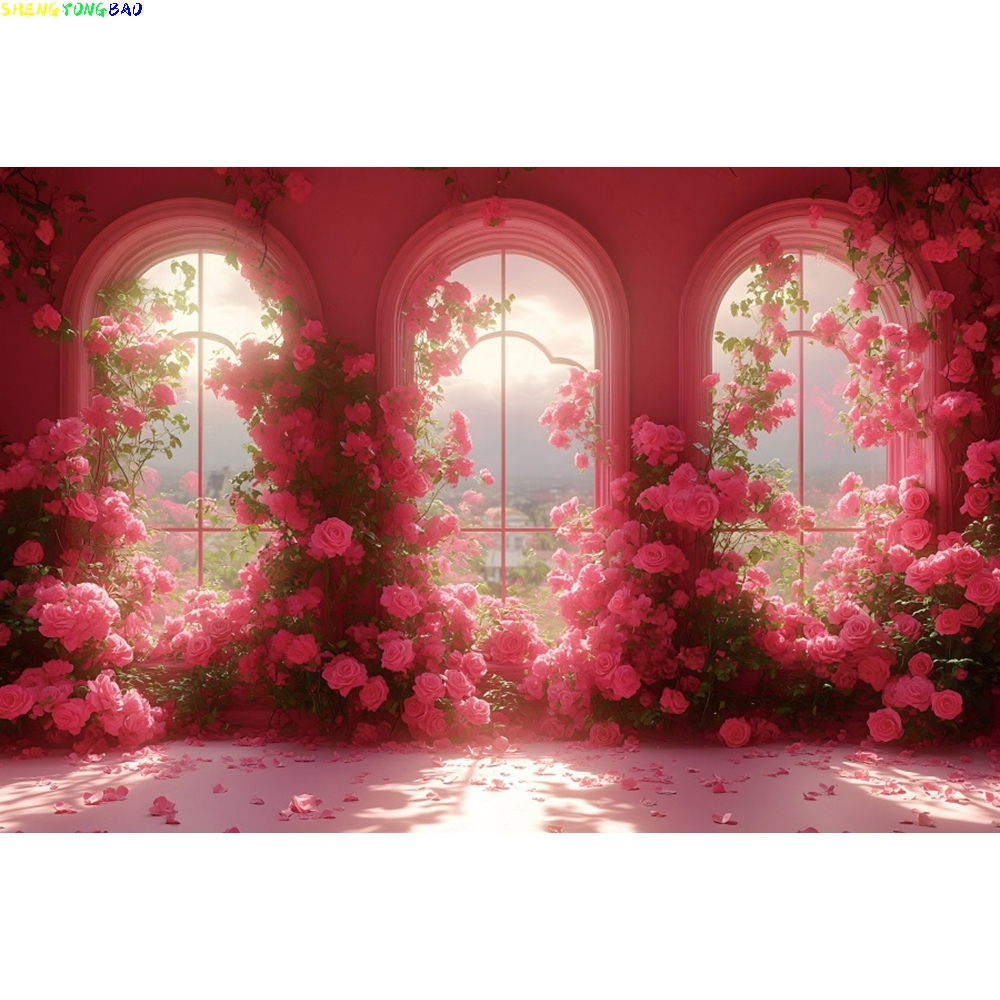 Fondo de boda con ventana de f - Photography Backdrop Muslin reseña y precio