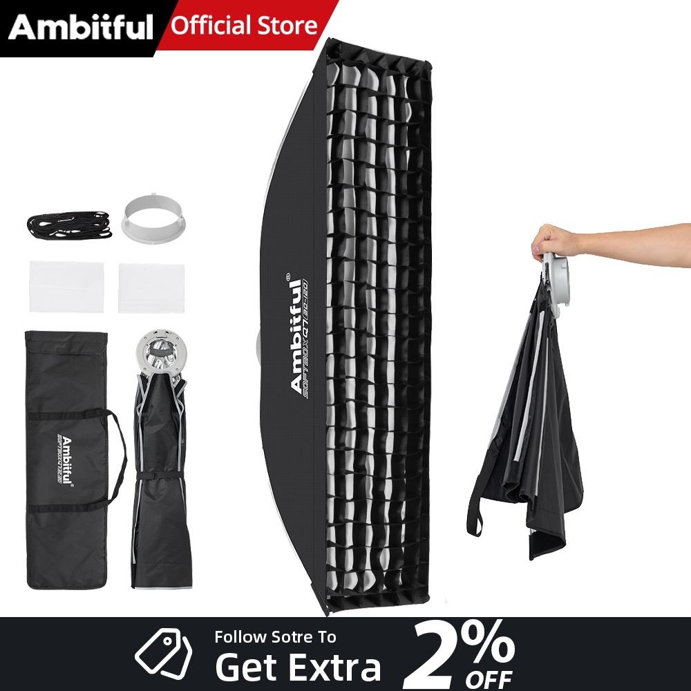 AMBITFUL Q7-II 30*120cm Softbo - Photography Kit Pro reseña y precio