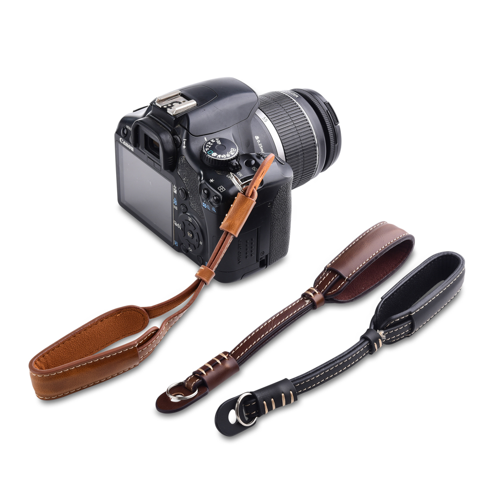 Empuñadura de cuero para cámar - Camera Strap Leather reseña y precio