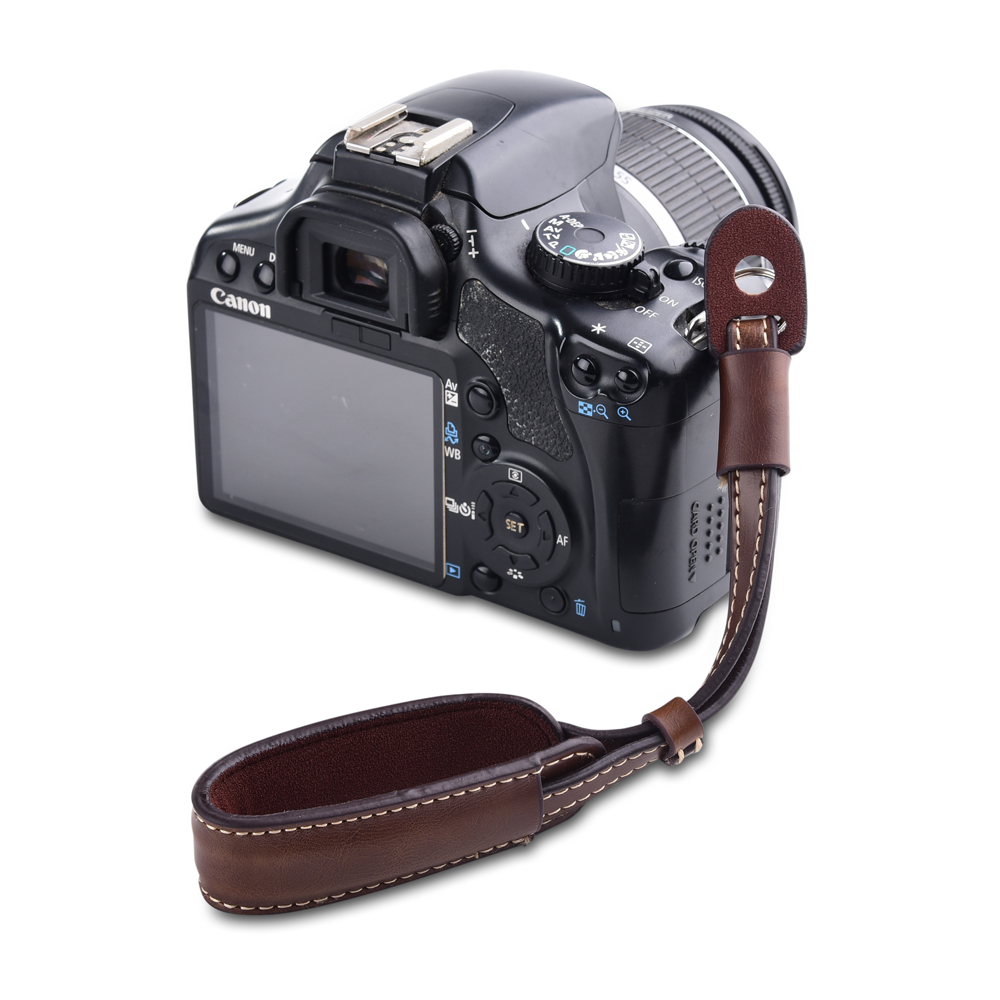 Empuñadura de cuero para cámar - Camera Strap Leather reseña y precio