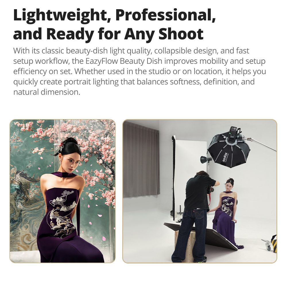 Nuevo Godox EazyFlow Beauty Di - Photography Kit Pro reseña y precio