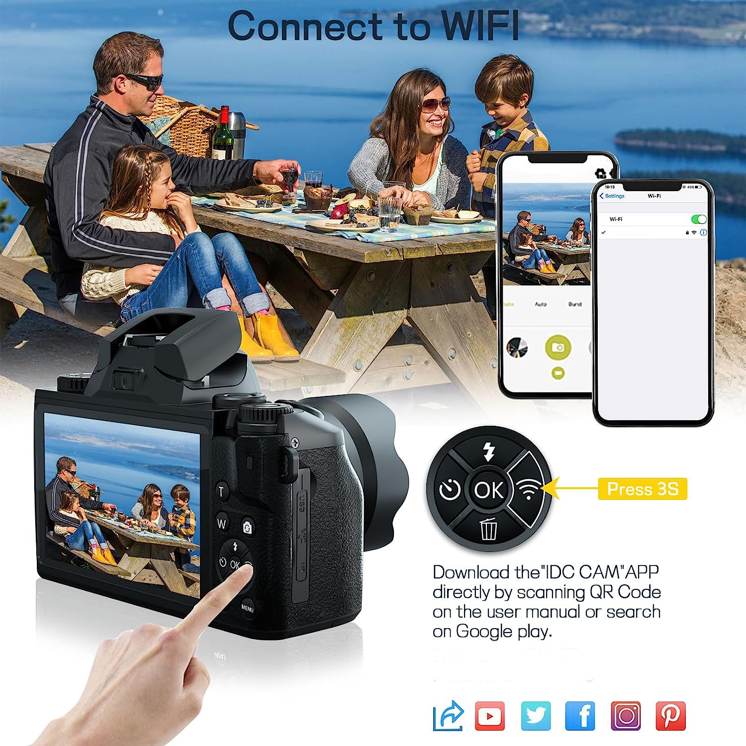 Cámara Digital SLR DSLR de 64M - Photography Youtube reseña y precio