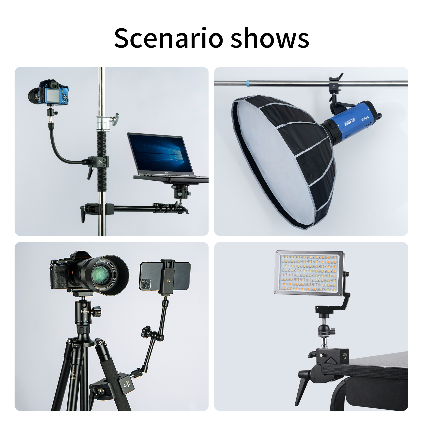 Selens Super Clamp de Alta Res - Photography Kit Pro reseña y precio