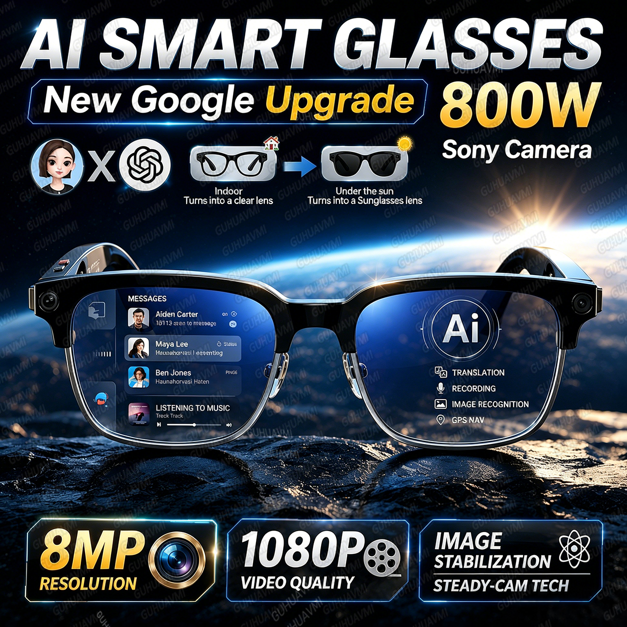 Gafas Inteligentes 2026 con Cá - Photography With Ai reseña y precio