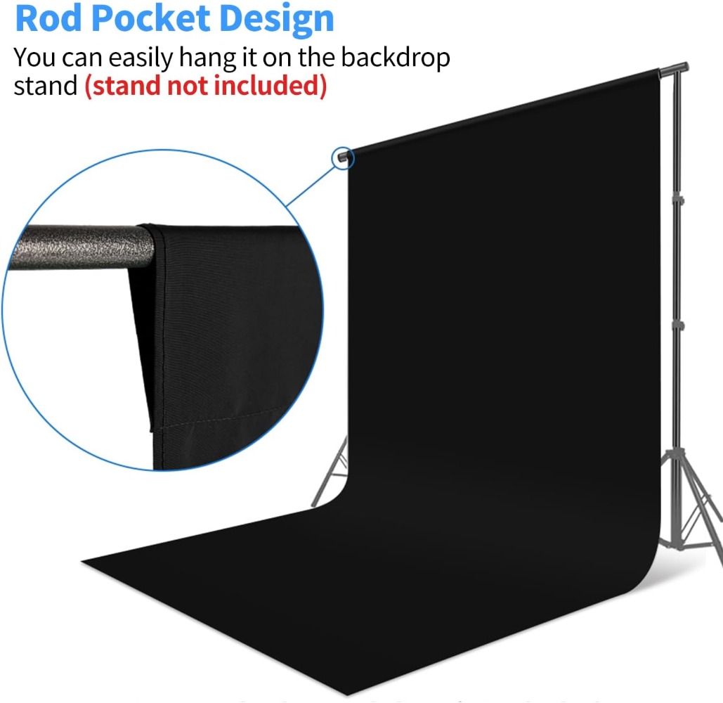 Fondo negro para fotografía, t - Photography Backdrop Muslin reseña y precio