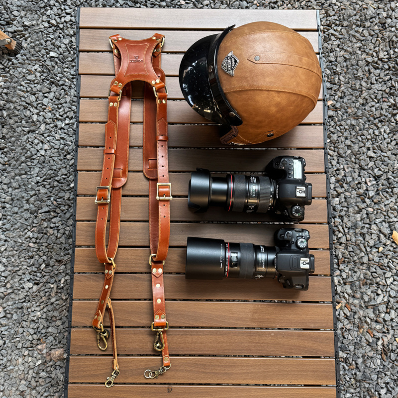Nueva Correa de Cuero Genuino  - Camera Strap Leather reseña y precio
