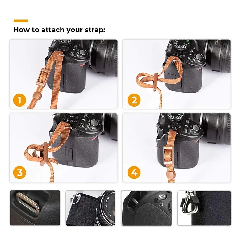 Correa de Cámara Portátil Ajus - Camera Strap Leather reseña y precio